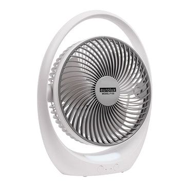 Eurolux Rechargeable LED Table Fan White & Grey in Heating & Cooling,Fans,Cordless