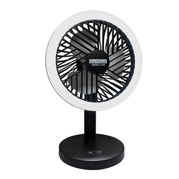 Eurolux Rechargeable LED Mini Fan Black in Heating & Cooling,Fans,Cordless