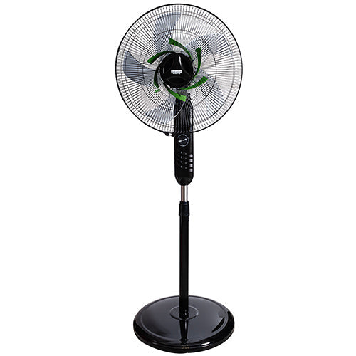Eurolux Eurolux Standing Fan Black & Green 80w in Heating & Cooling,Fans,Ac Powered