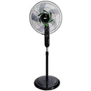 Eurolux Eurolux Standing Fan Black & Green 80w in Heating & Cooling,Fans,Ac Powered