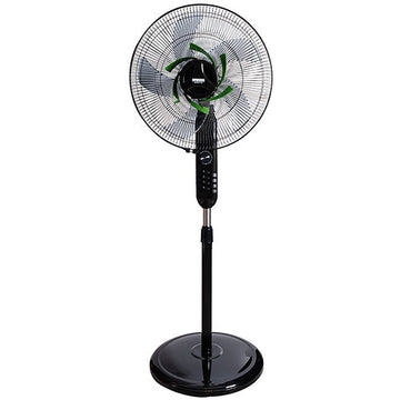 Eurolux Eurolux Standing Fan Black & Green 80w in Heating & Cooling,Fans,Ac Powered