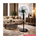 Eurolux Eurolux Standing Fan Black & Green 80w - image 02