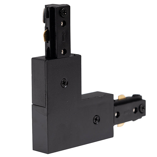 Eurolux 3 Wire - L Shape Connector Black in Electrical & Lighting,Lighting,Interior Lighting