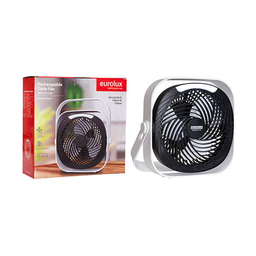 Eurolux Rechargeable Portable Mini Fan with LED Light & USB - image 01