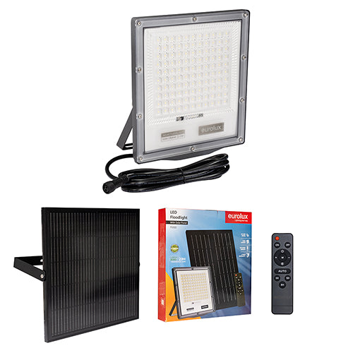 Eurolux Solar Floodlight LED 3000lm 6500K