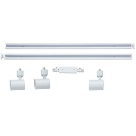 Eurolux Elos 3LT Track Spotlight Kit White GU10 3 x 5W in Electrical & Lighting,Lighting,Interior Lighting