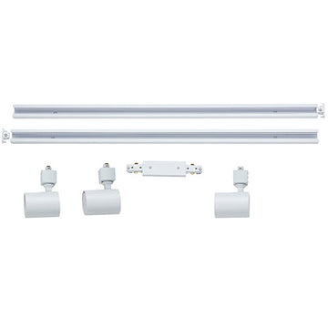 Eurolux Elos 3LT Track Spotlight Kit White GU10 3 x 5W in Electrical & Lighting,Lighting,Interior Lighting