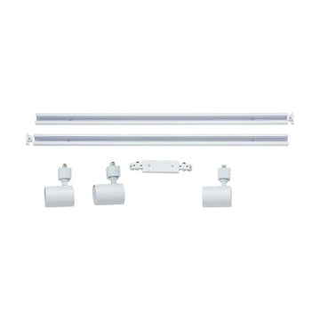 Eurolux Elos 3LT Track Spotlight Kit White GU10 3 x 5W - image 01