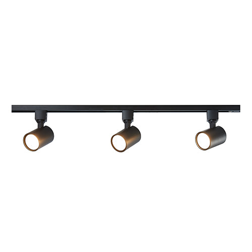 Eurolux Elos 3LT Track Spotlight Kit Black GU10 3 x 5W in Electrical & Lighting,Lighting,Interior Lighting