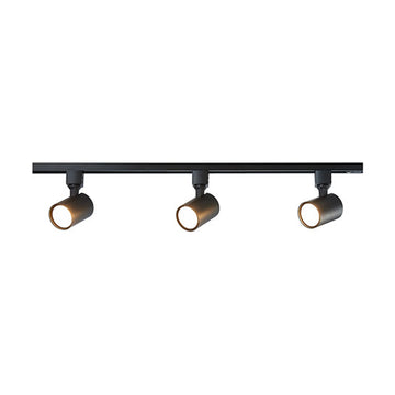 Eurolux Elos 3LT Track Spotlight Kit Black GU10 3 x 5W - image 01