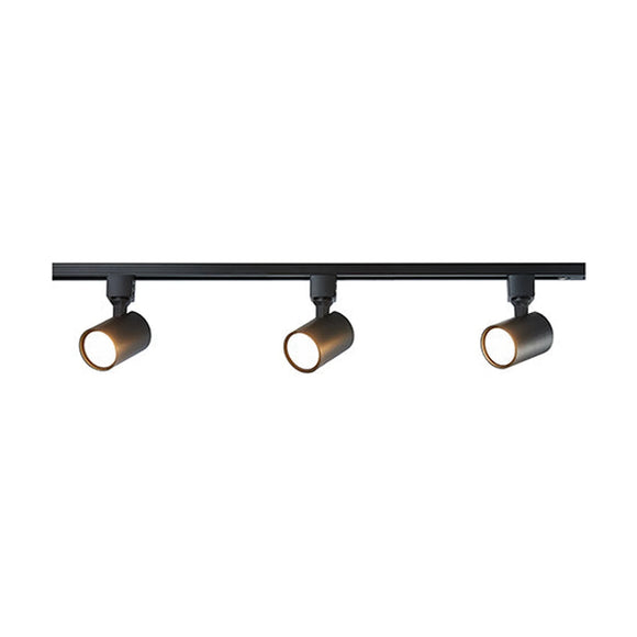 Eurolux Elos 3LT Track Spotlight Kit Black GU10 3 x 5W - image 01