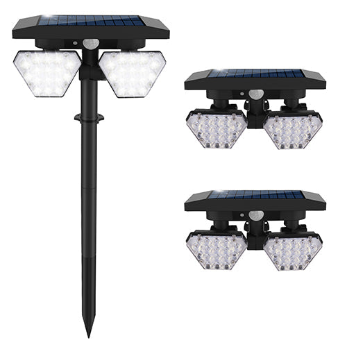 Eurolux Solar Spot/Spike Light Combo Black LED in Electrical & Lighting,Lighting,Exterior Lighting