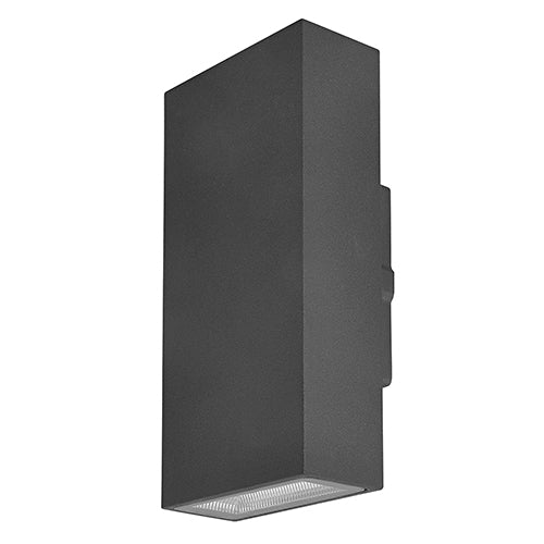 Eurolux Verti Wall Light Black LED 2x6w