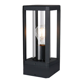 Eurolux Bhok Square Ali Outdoor Post Top with Clear Glass in Electrical & Lighting,Lighting,Exterior Lighting