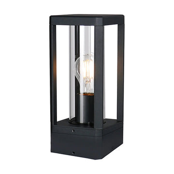 Eurolux Bhok Square Ali Outdoor Post Top with Clear Glass - image 01