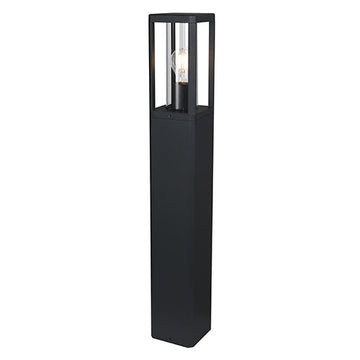 Eurolux Bhok Square Ali Outdoor Bollard with Clear Glass in Electrical & Lighting,Lighting,Exterior Lighting