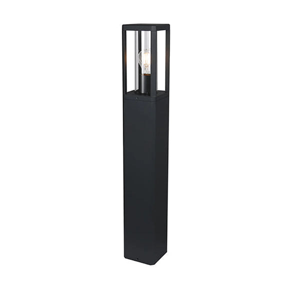 Eurolux Bhok Square Ali Outdoor Bollard with Clear Glass - image 01