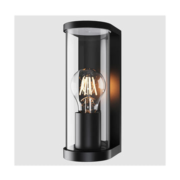 Eurolux Wall Light Tube Outdoor Black E27 - image 01