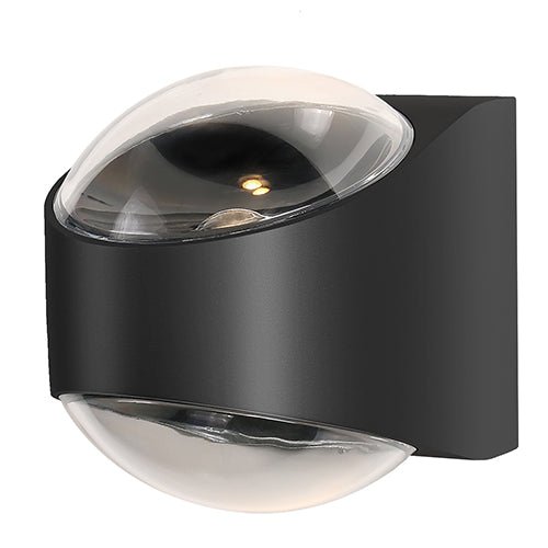 Eurolux Wall Light Glow Outdoor Black LED 12w in Electrical & Lighting,Lighting,Exterior Lighting