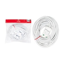 Eurolux 16A Side by Side Coupler Extension Lead (1.5mm x 3 Cores) 20M - image 01