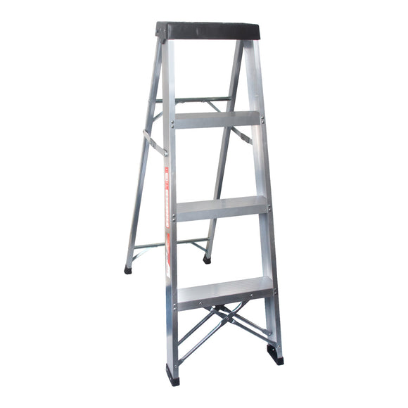 Tradequip Ladder 4 Step Aluminium