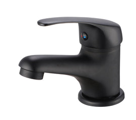 Pura Single Lever Basin Mixer  Black in Faucets