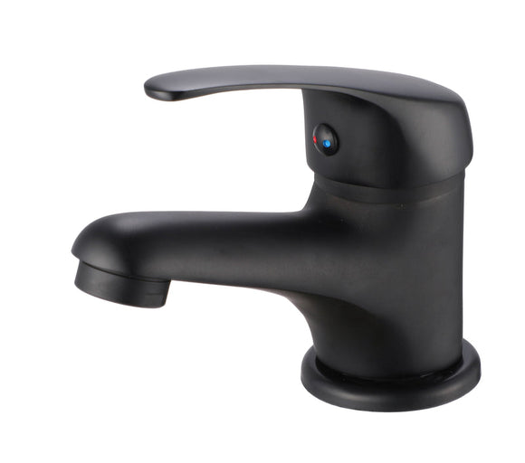 Pura Single Lever Basin Mixer  Black in Faucets