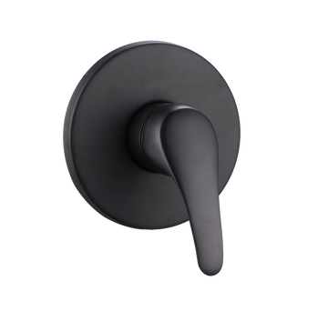 Pura Single Lever Bath/Shower Mixer Black in Faucets