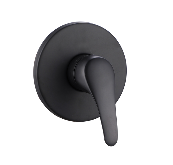 Pura Single Lever Bath/Shower Mixer Black in Faucets