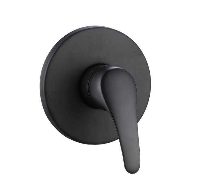 Pura Single Lever Bath/Shower Mixer Black in Faucets