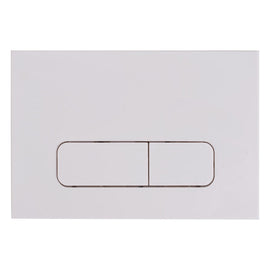 Riifo Flush Plate Plastic Square Button White in Toilet Tanks