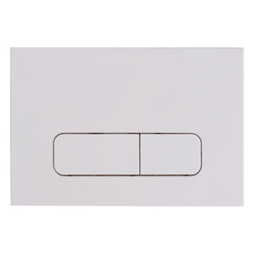 Riifo Flush Plate Plastic Square Button White in Toilet Tanks