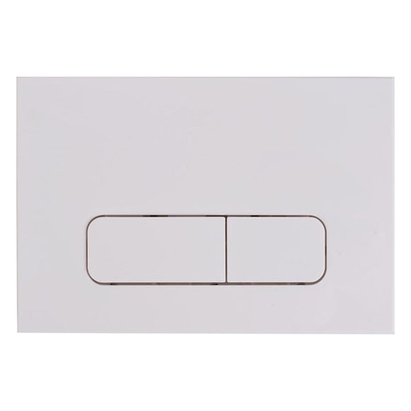 Riifo Flush Plate Plastic Square Button White in Toilet Tanks