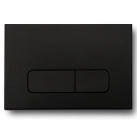 Riifo Flush Plate Square Plastic Button Black in Toilet Tanks