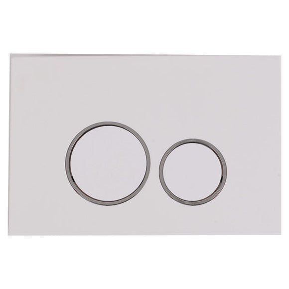 Riifo Flush Plate Round White in Toilet Tanks