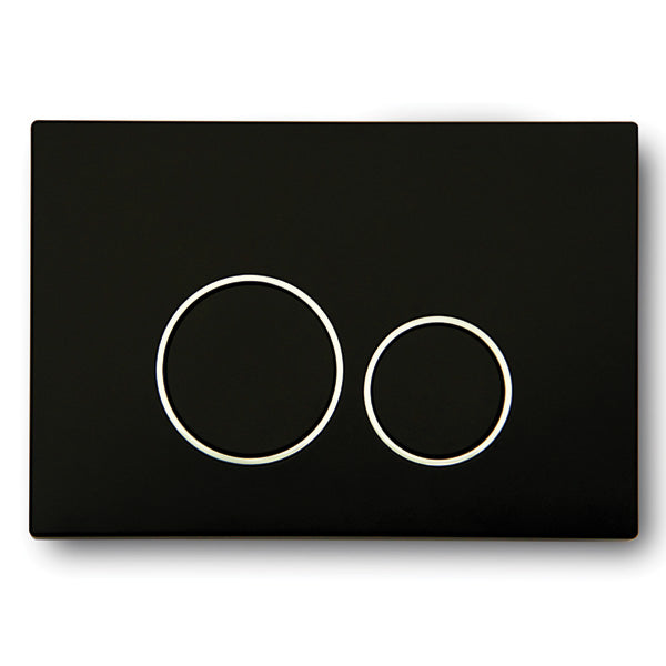 Riifo Flush Plate Round Black in Toilet Tanks