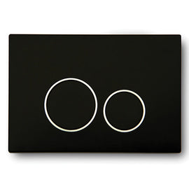 Riifo Flush Plate Round Black in Toilet Tanks
