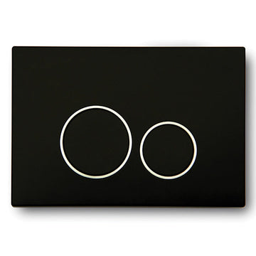 Riifo Flush Plate Round Black in Toilet Tanks