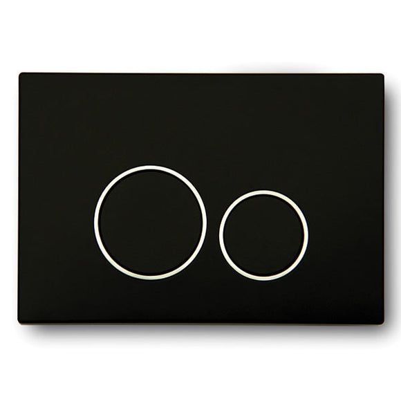 Riifo Flush Plate Round Black in Toilet Tanks