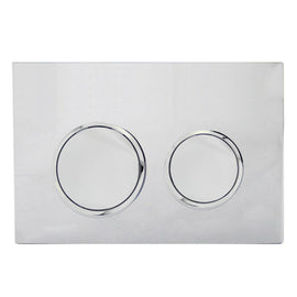 Riifo Flush Plate Round Chrome in Toilet Tanks
