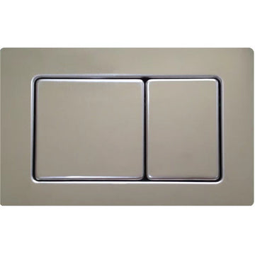 Riifo Flush Plate Stainless Steel Square Polished Chrome in Toilet Tanks