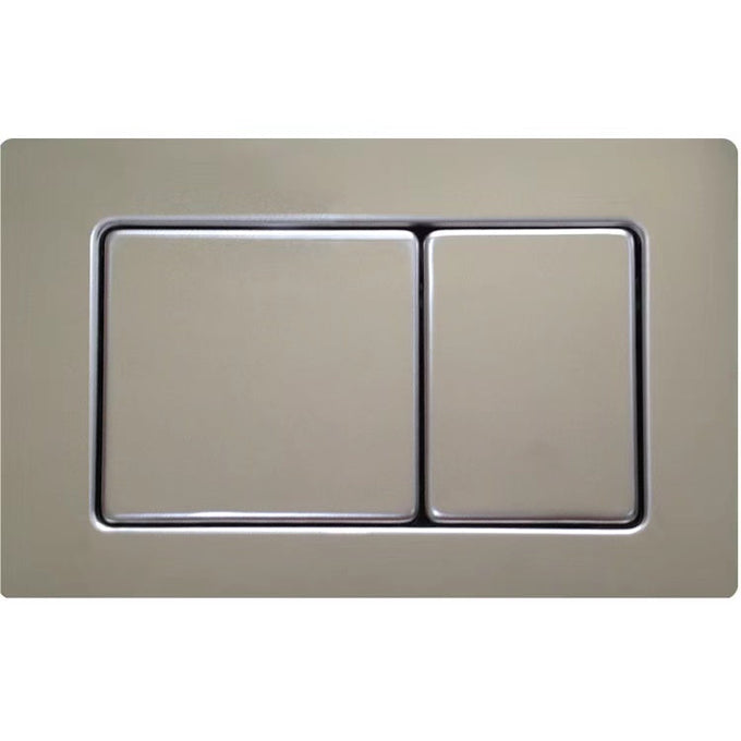 Riifo Flush Plate Stainless Steel Square Polished Chrome in Toilet Tanks
