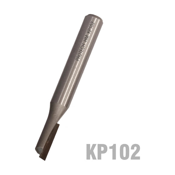 Pro-Tech Straight Router Bit Single Flute 3/16' x 1/2' Cut 1/4' Shank - image 01