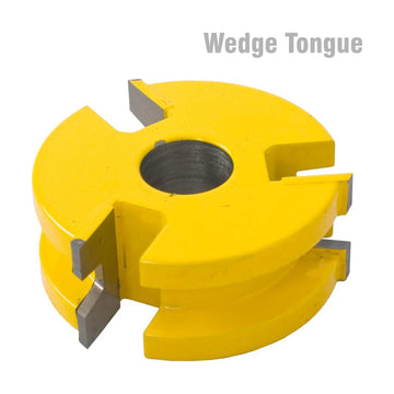 Pro-Tech 3-Wing Profile Cutter Wedge Tongue – Router Bit - image 01