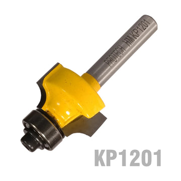 Pro-Tech Corner Rounding 7/8' x 3/8' (3/16' Radius) 1/4' Shank – Router Bit - image 01