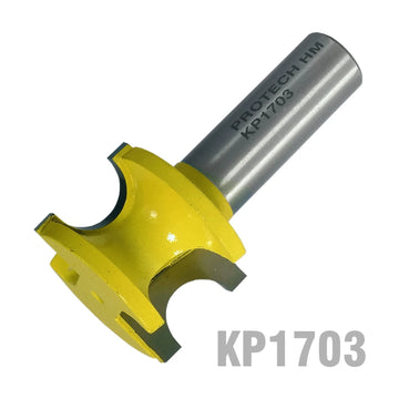 Pro-Tech Bull Nose Router Bit Radius 1/2' x 20mm Full Radius 12.7mm 1/2' Shank - image 01