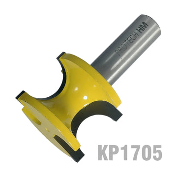 Pro-Tech Bull Nose Router Bit Radius 3/4' x 29mm Full Radius 1/2' Shank - image 01