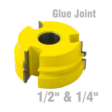 Pro-Tech 3-Wing Profile Cutter Glue Joint – Router Bit - image 01