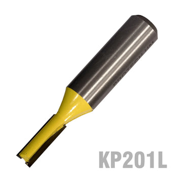 Pro-Tech Straight Router Bit 1/4' (6.35mm) x 3/4'(19mm) Two Flute 1/2' Shank - image 01