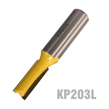 Pro-Tech Straight Router Bit 3/8' (9.5mm) x 1'(25.4mm) Two Flute Long 1/2' Shank - image 01